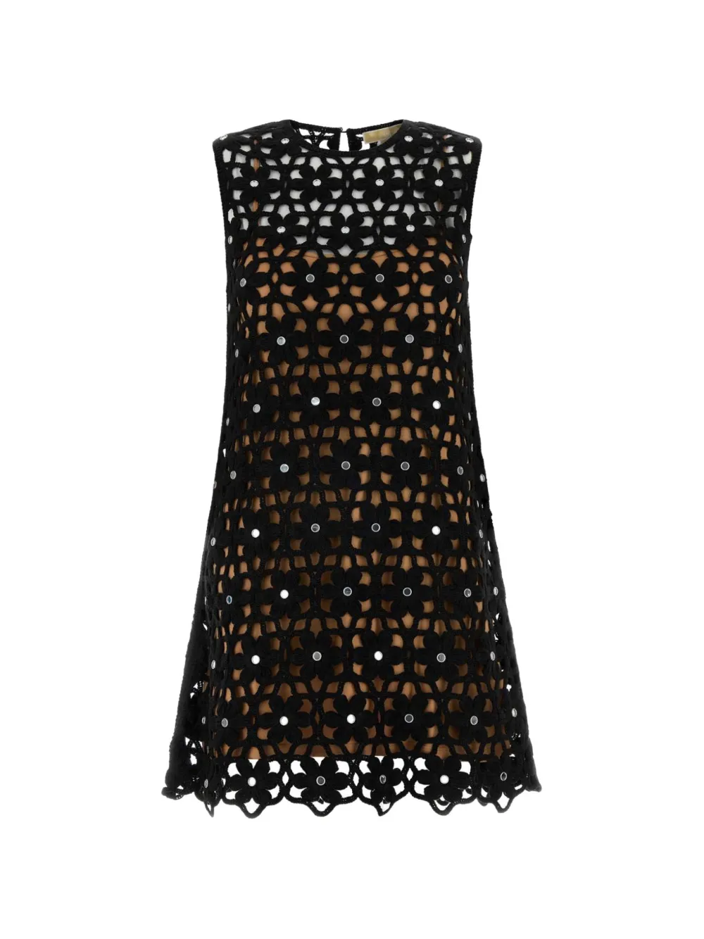 Michael Michael Kors embellished sleeveless mini dress - Nero