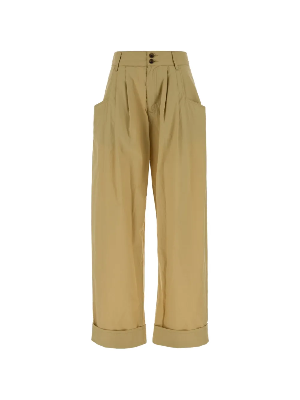 Jacob Cohën Linsey cuffed trousers - Toni neutri