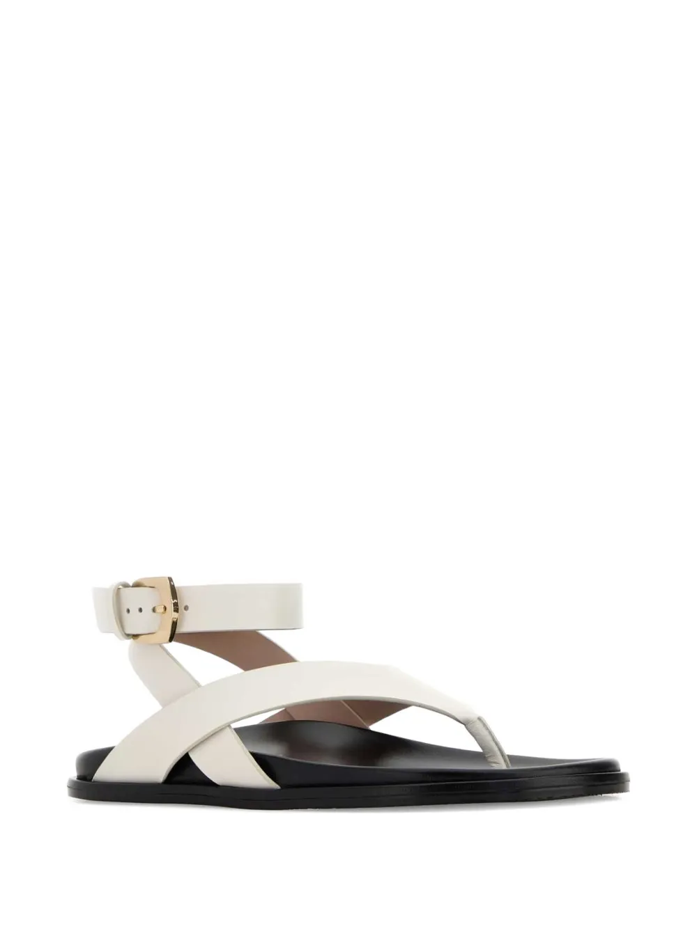 Stuart Weitzman Marykate sandalen met gesp Wit