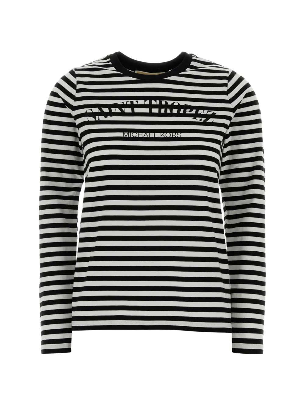Michael Michael Kors striped long-sleeve t-shirt - Bianco