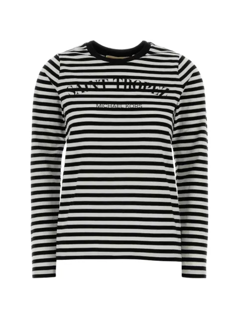 Michael Michael Kors striped long-sleeve t-shirt