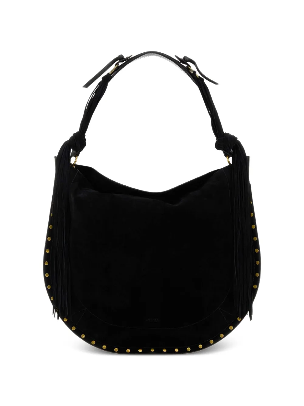 ISABEL MARANT Oskan stud-embellished shoulder bag - Schwarz