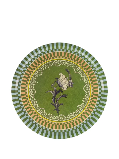 La DoubleJ Nymph Bloom printed wood tray