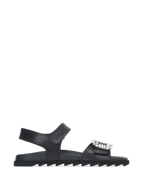 Roger Vivier Slidy Viv' strass strap sandals