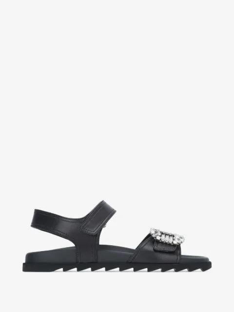 Roger Vivier Slidy Viv' strass strap sandals
