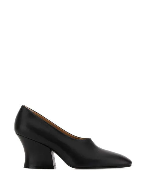 Jil Sander sculpted heeled pumps