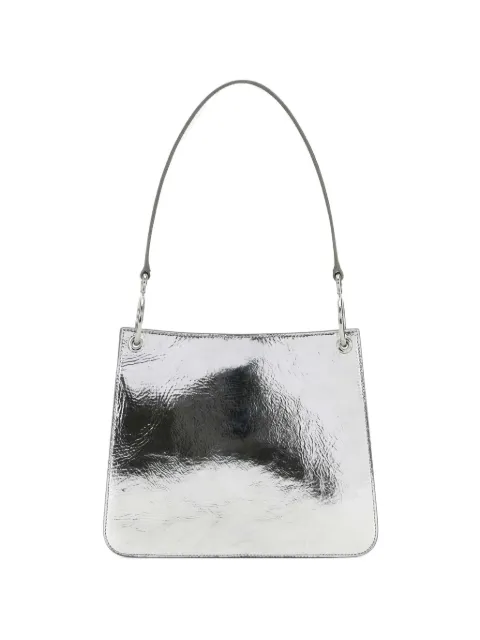 Jil Sander Otto metallic leather tote bag