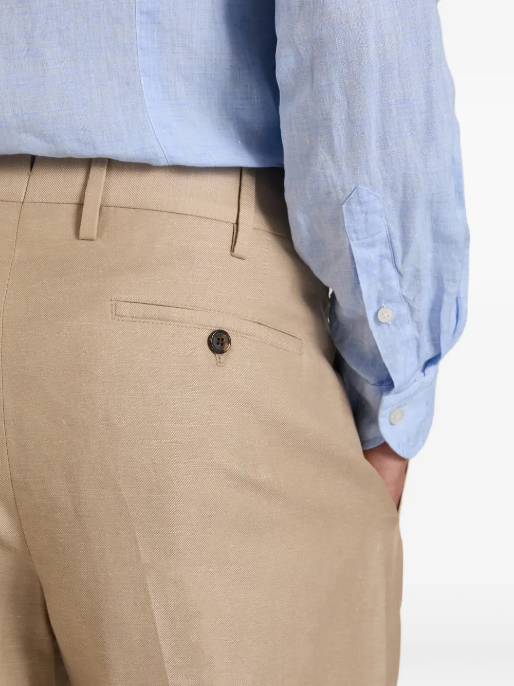 slowear Naadloze broek Beige