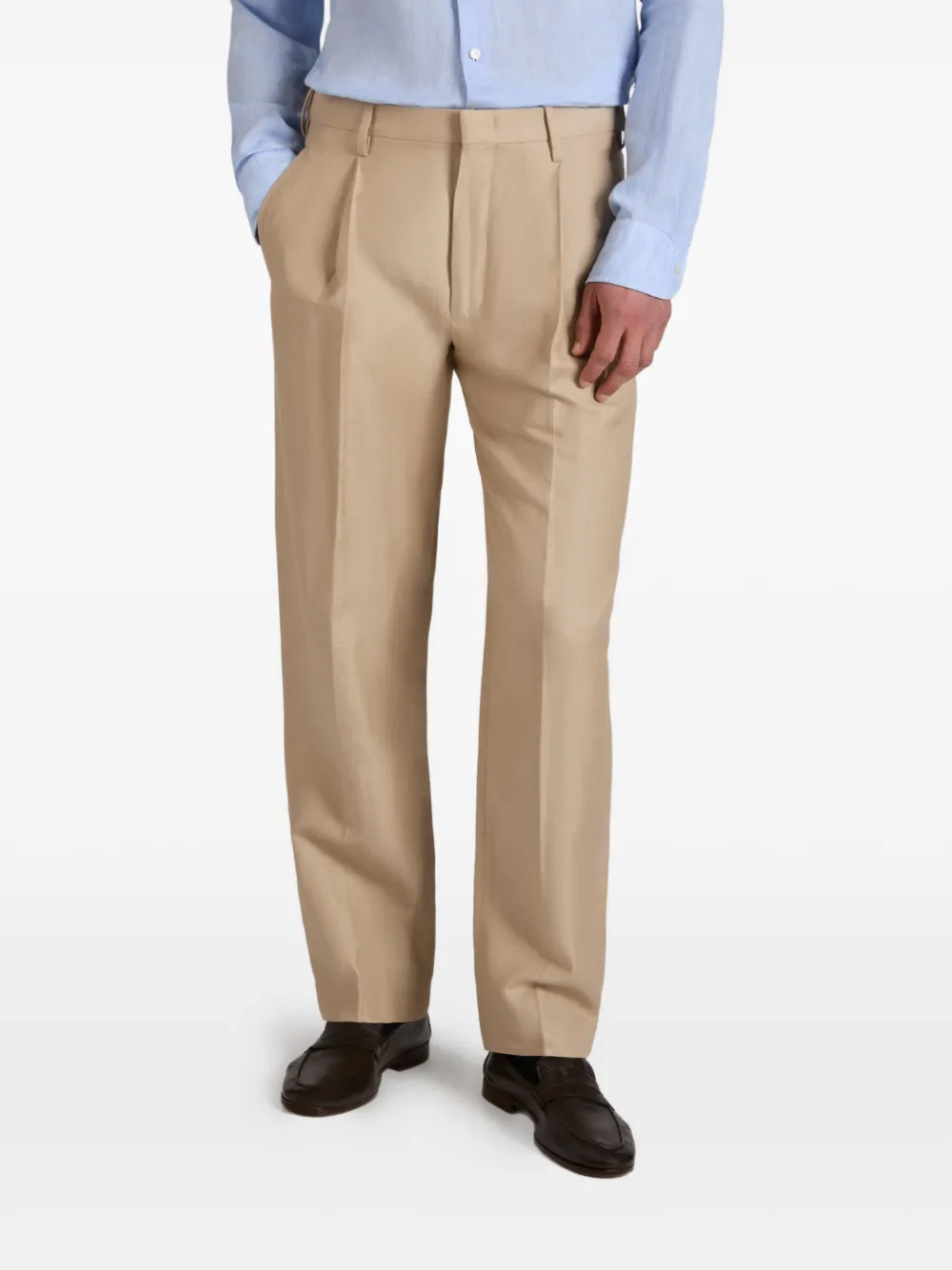 slowear Naadloze broek Beige