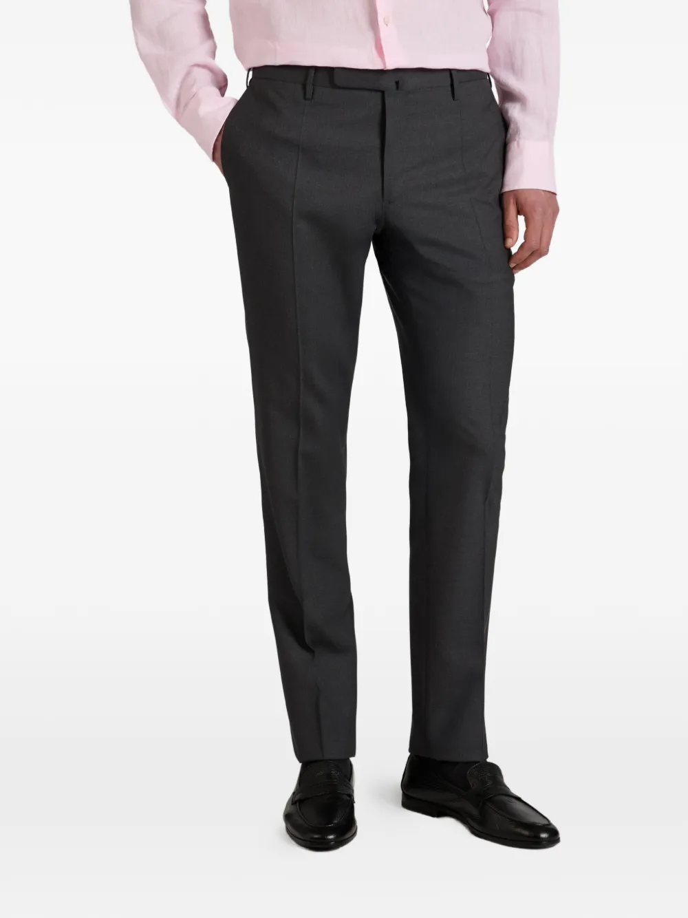 slowear Broek van scheerwol Grijs