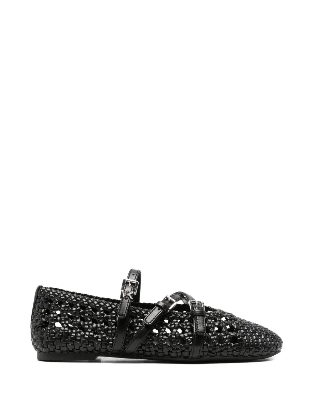 Michael Kors Indy buckle-strap ballet flats - Nero
