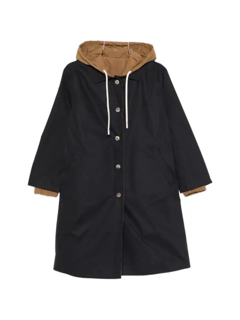 Herno buttoned hooded coat