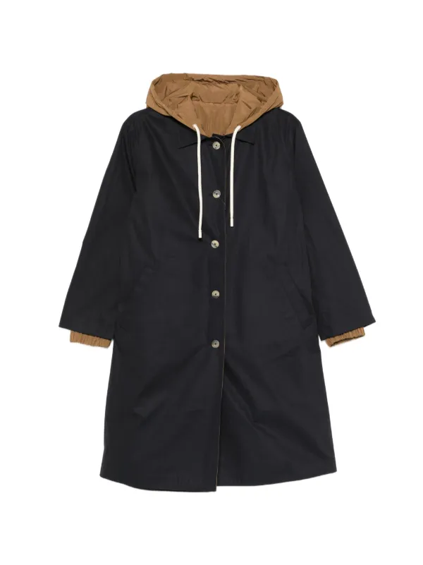Herno フーデッドコート | ブルー | FARFETCH JP