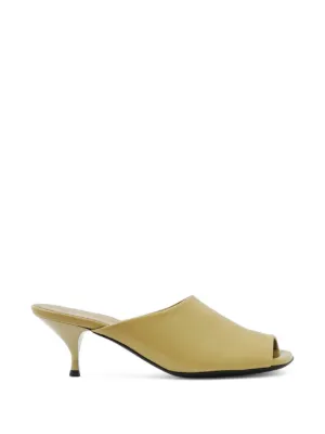 JW Anderson チェーンヒール レザーサンダル | ニュートラル | FARFETCH JP