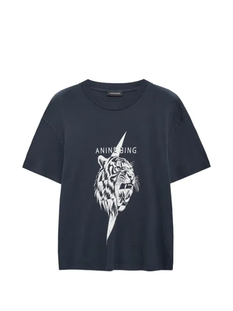 ANINE BING Wagner tiger-graphic T-shirt