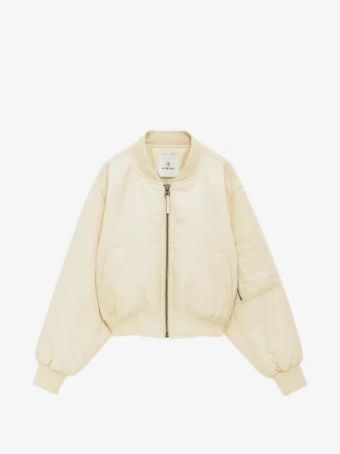 ANINE BING Leon Cropped-Bomberjacke