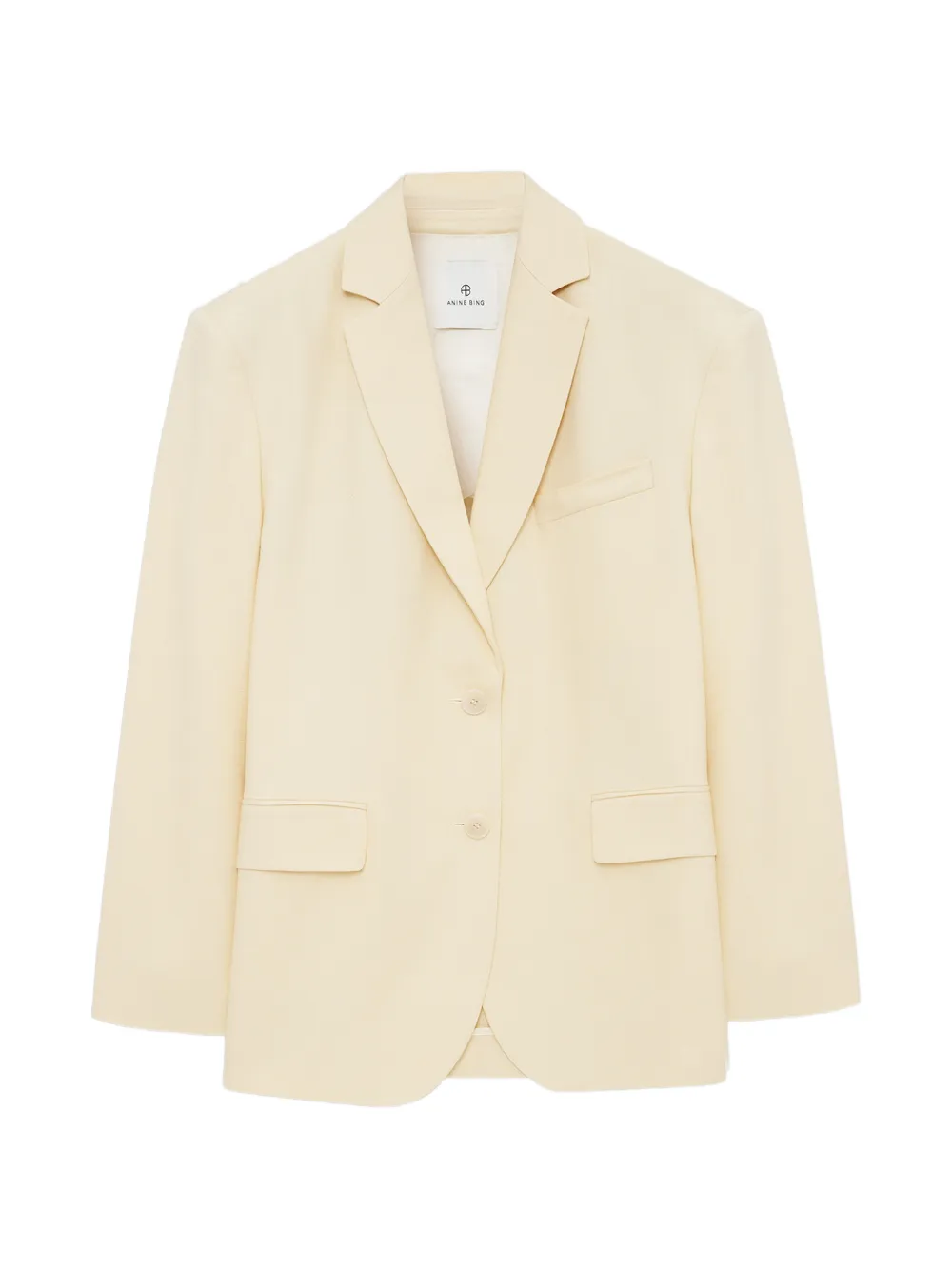 ANINE BING Quinn single-breasted blazer - Giallo