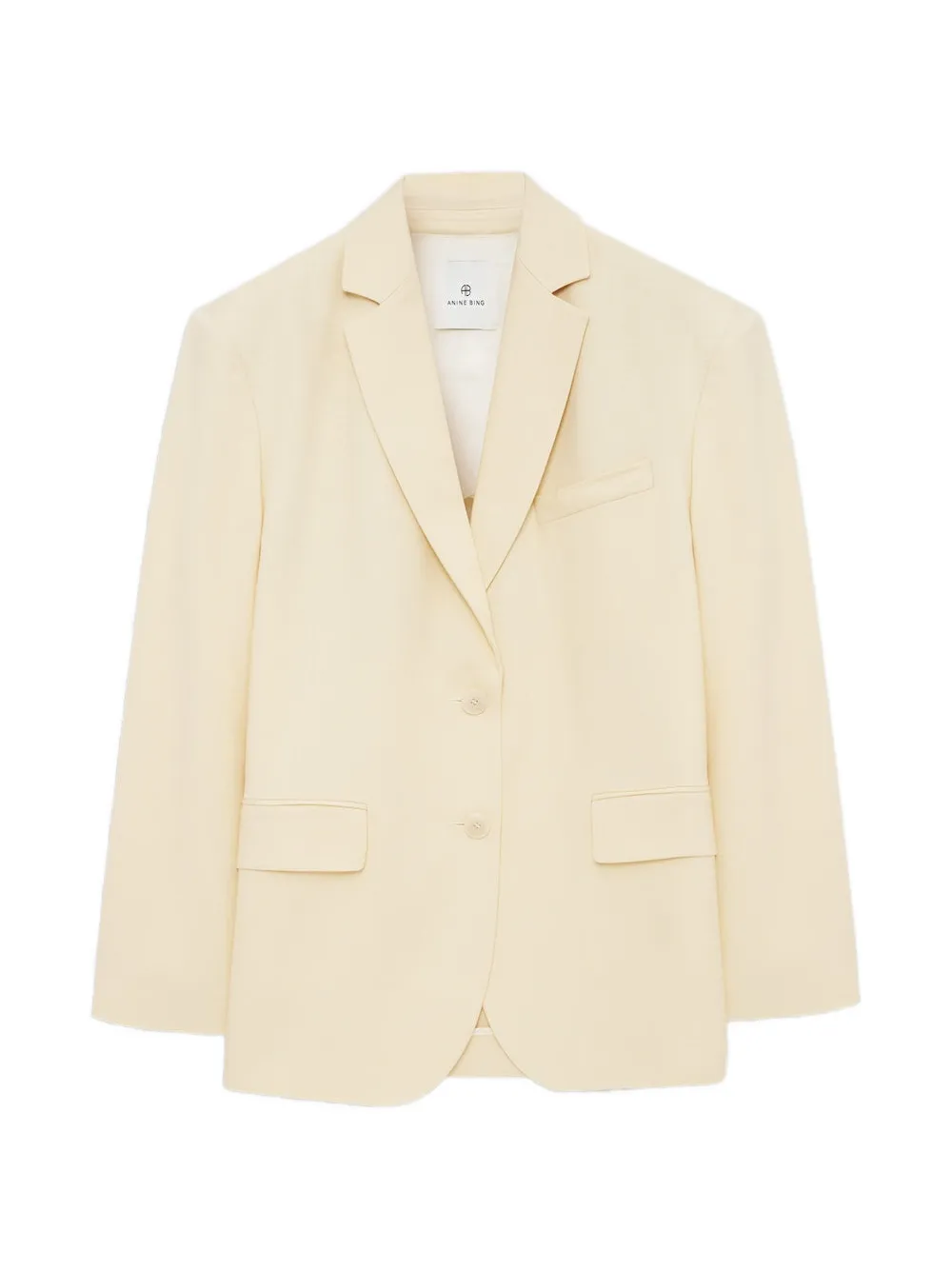 ANINE BING Quinn single-breasted blazer - Gelb
