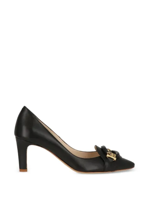 Tod's buckle leather pumps