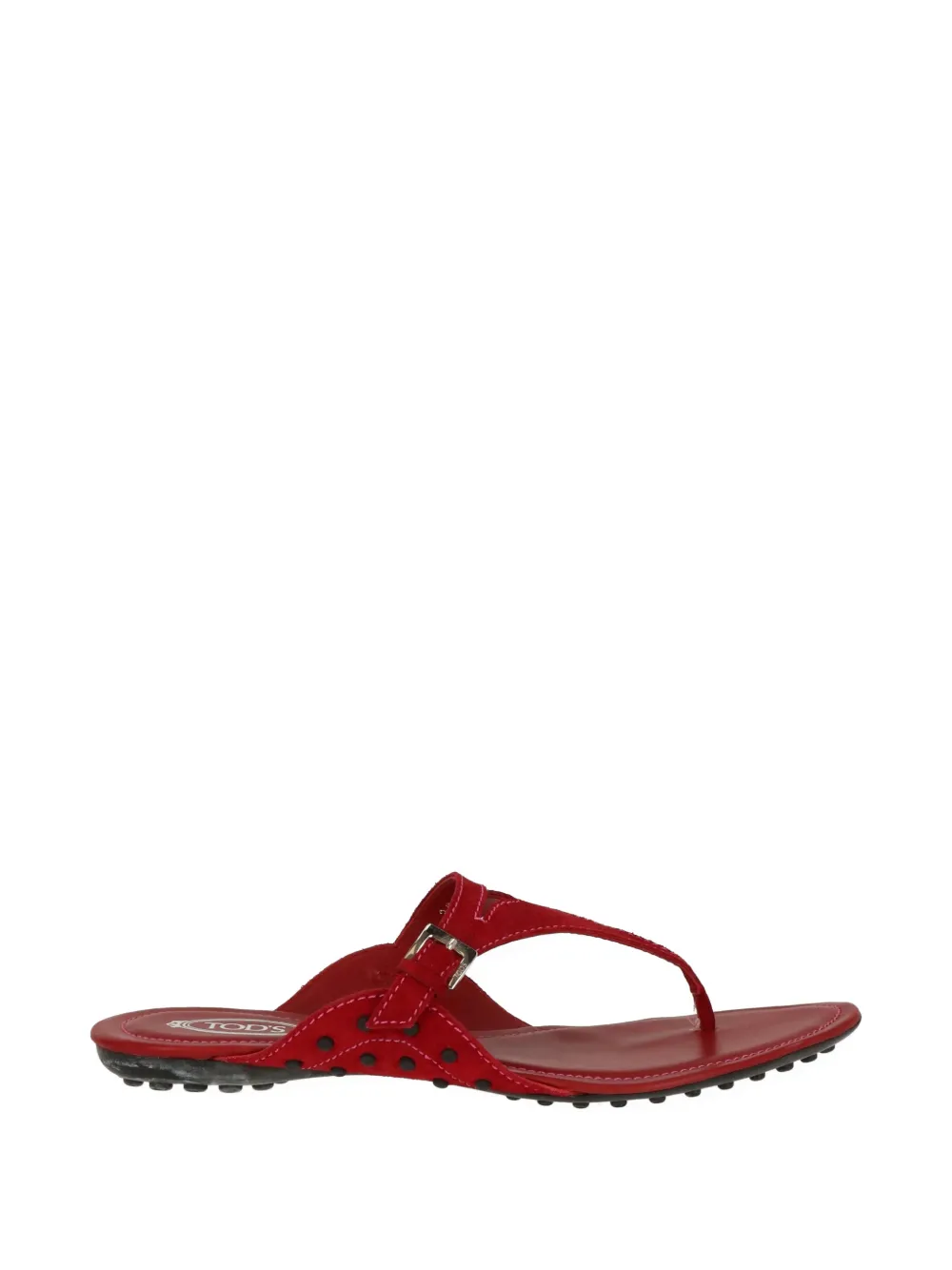 Tod's Gommino buckle-fastening sandals - Rosso