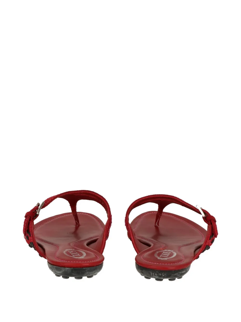 Tod's Gommino buckle-fastening sandals Rood