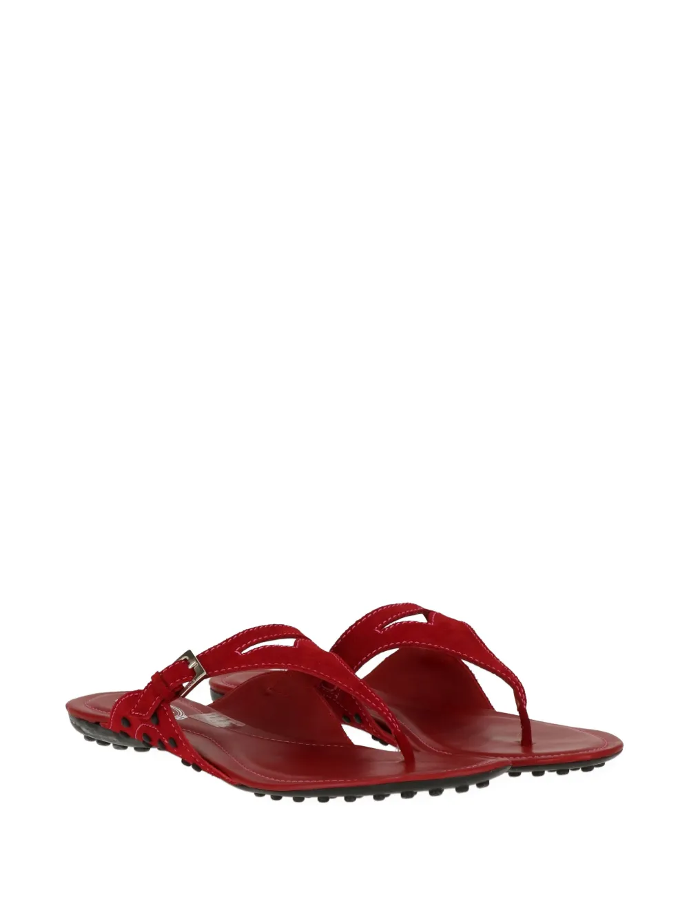 Tod's Gommino buckle-fastening sandals Rood
