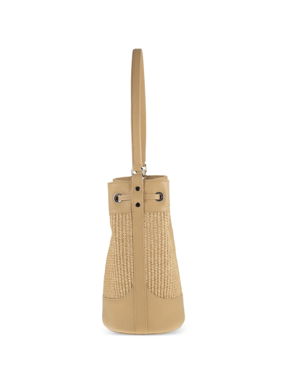 Zanellato Kleine Monda geweven bucket-tas Beige