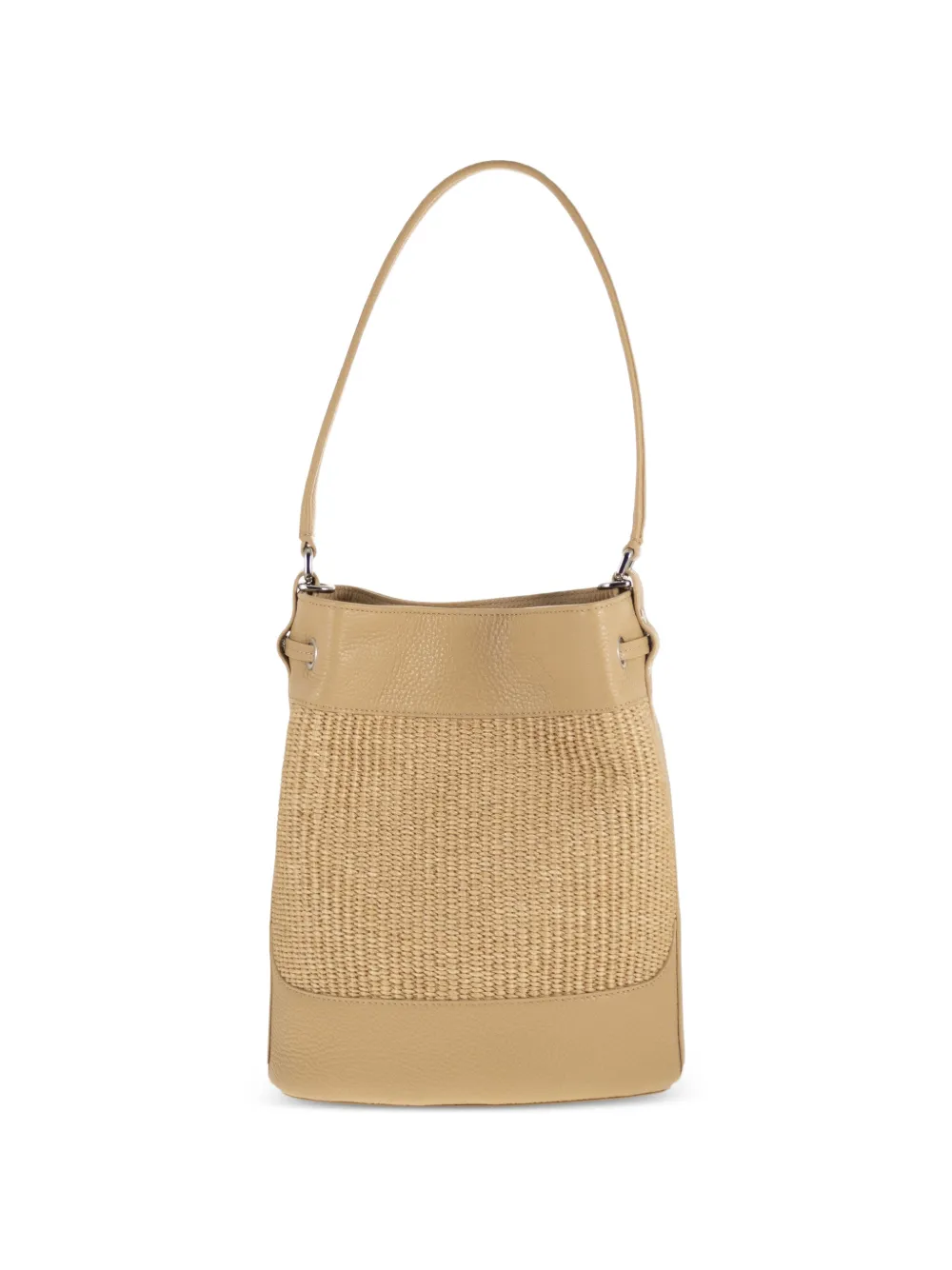 Zanellato Kleine Monda geweven bucket-tas Beige