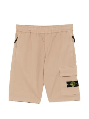 Stone Island Junior カーゴショーツ | ニュートラル | FARFETCH JP