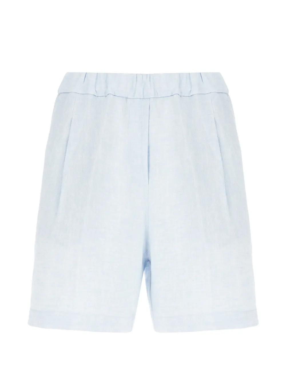 PANICALE pleated shorts - Blu