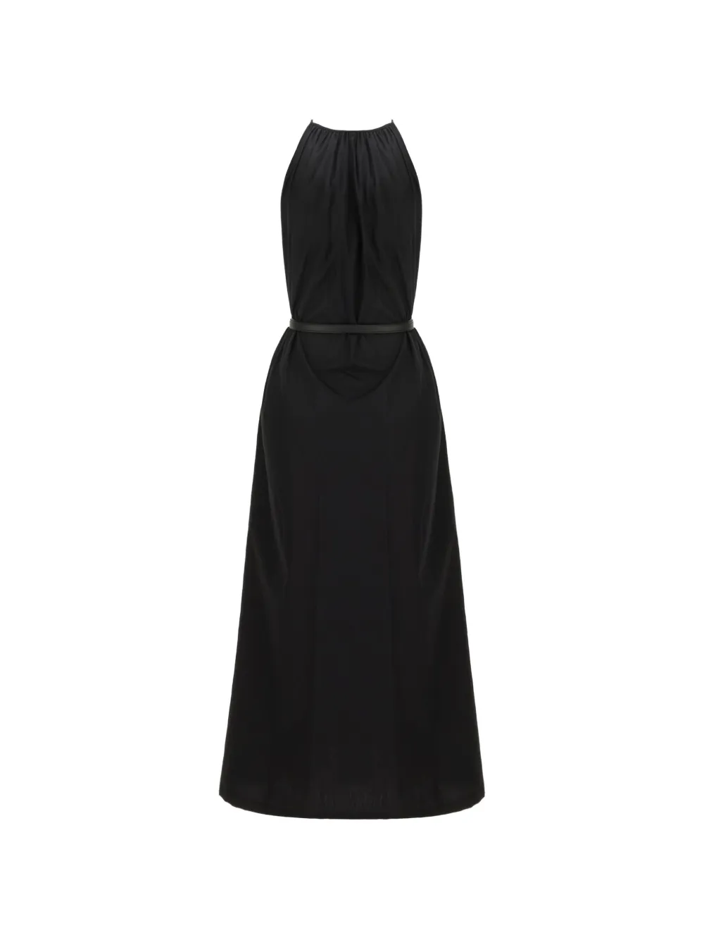 Max Mara Mouwloze jurk met ceintuur Zwart