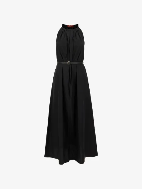 Max Mara belted sleeveless dress