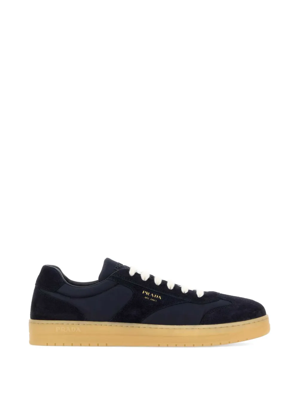 Prada panelled sneakers - Blau