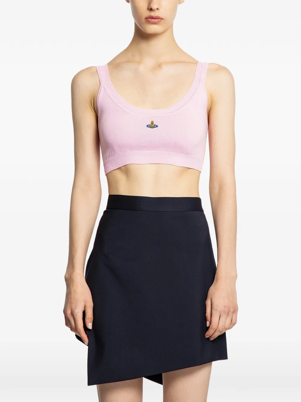 Vivienne Westwood Bea embroidered tank top - Rosa