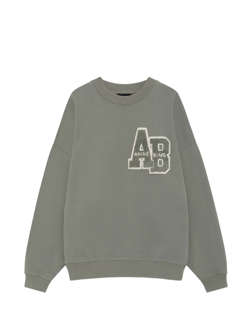 ANINE BING Miles cotton sweatshirt - Verde