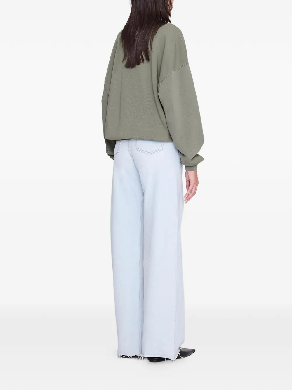 ANINE BING Miles katoenen sweater Groen