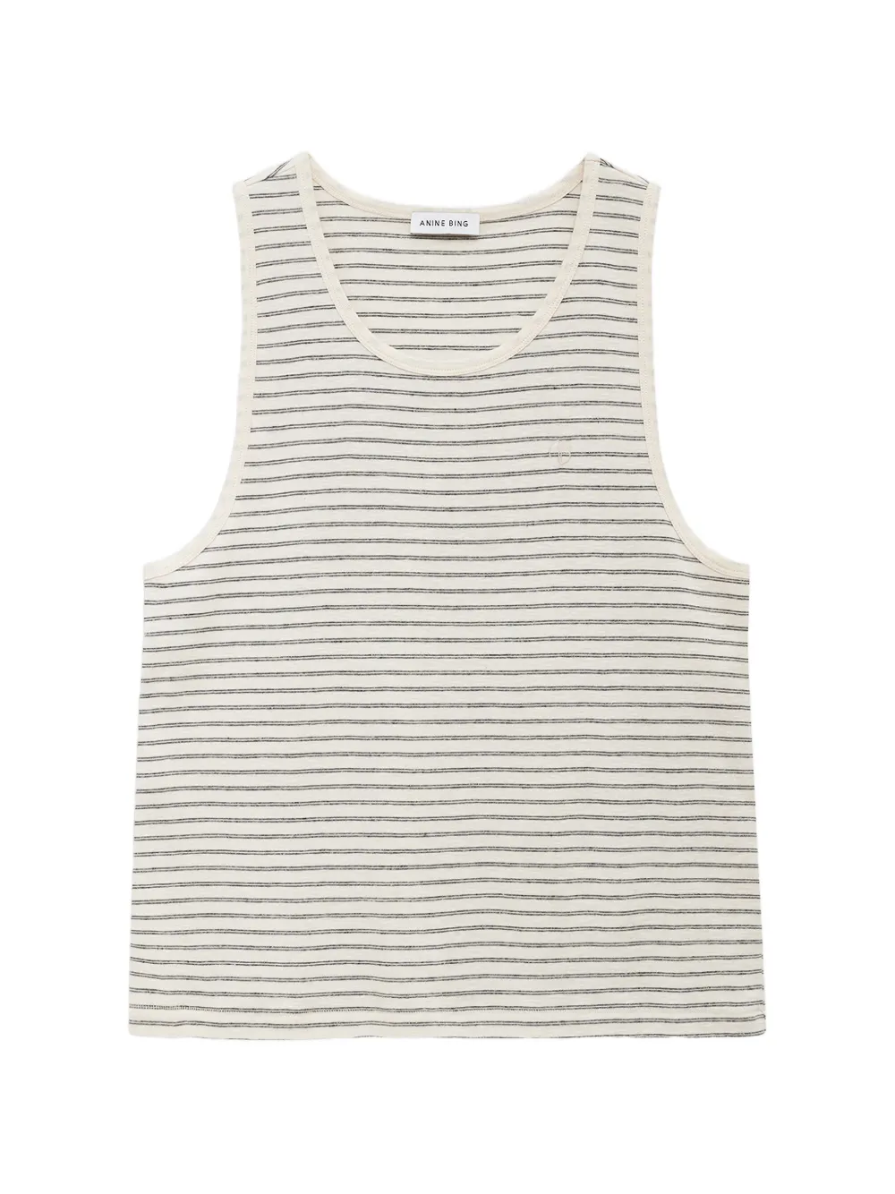 ANINE BING Juliann striped tank top - Toni neutri