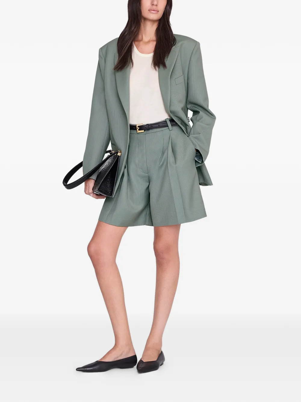 ANINE BING Brice shorts Groen
