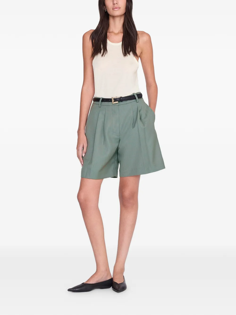 ANINE BING Brice shorts Groen