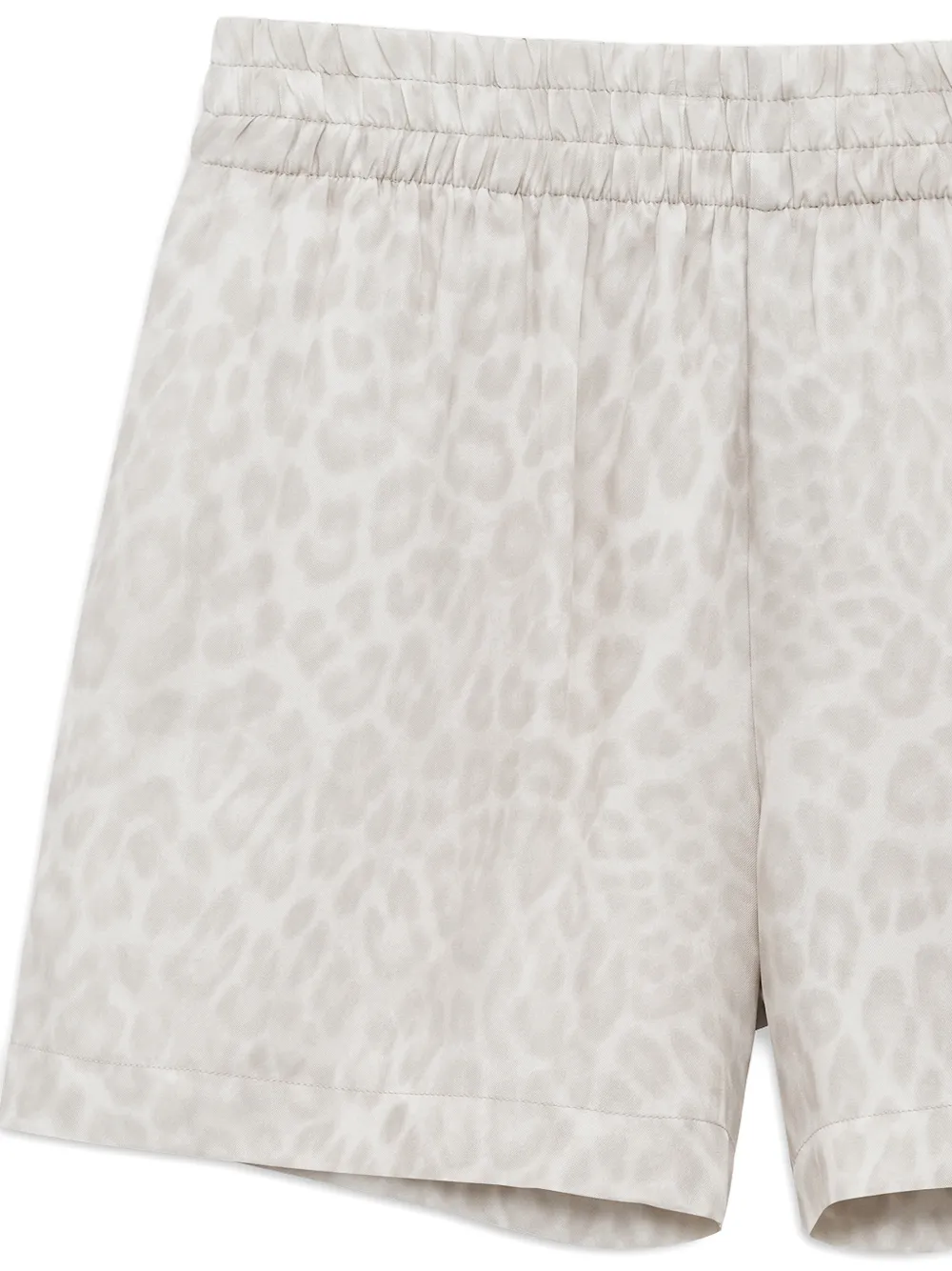 ANINE BING Kam shorts met luipaard-print Beige