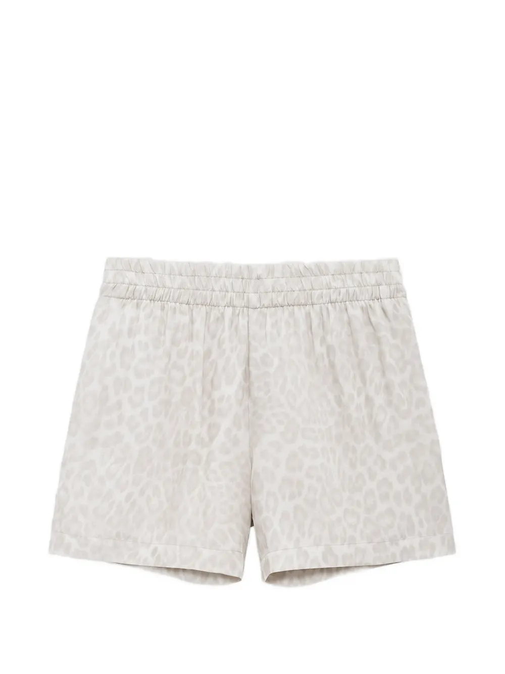 ANINE BING Kam shorts met luipaard-print Beige