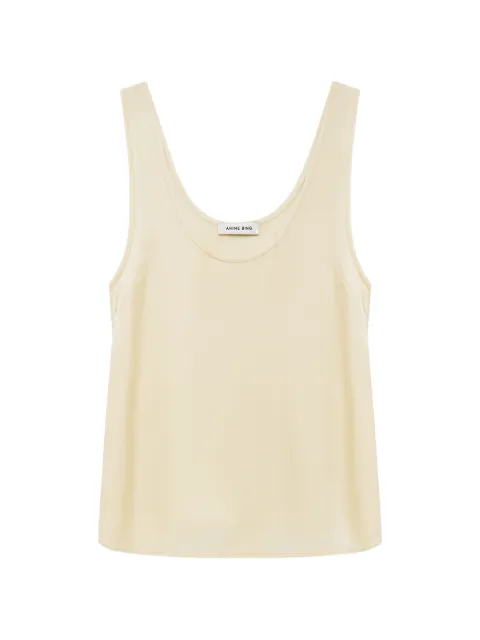 ANINE BING Lea scoop-neck top