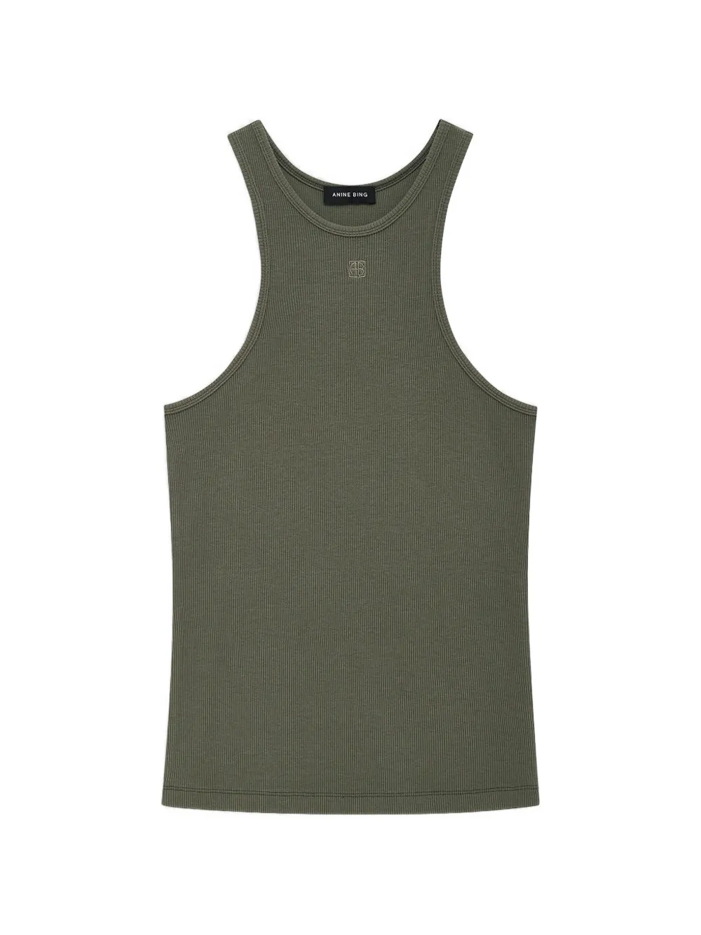 ANINE BING Cole ribbed tank top · S