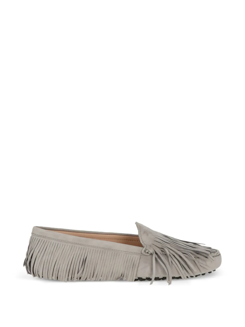 Tod's fringed loafers - Grey