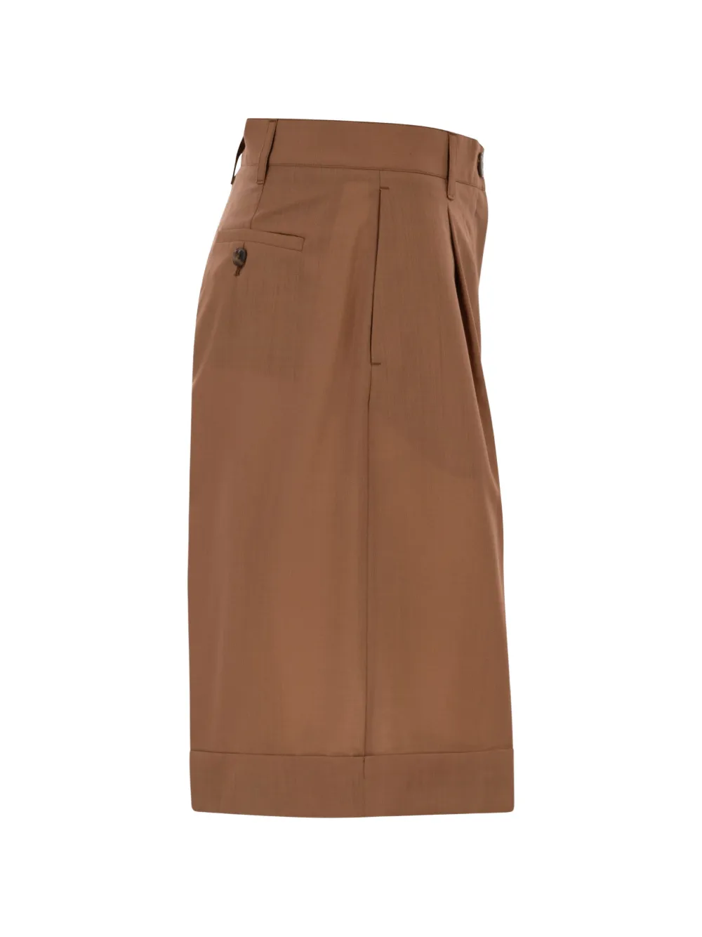 Herno Geplooide bermuda shorts Bruin