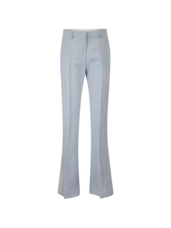 Sportmax Spxfragola Flared Trousers in Blue