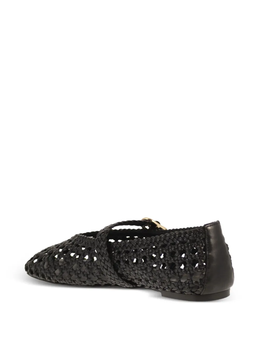 Stuart Weitzman Prima Ballet Flats in Black, view 3