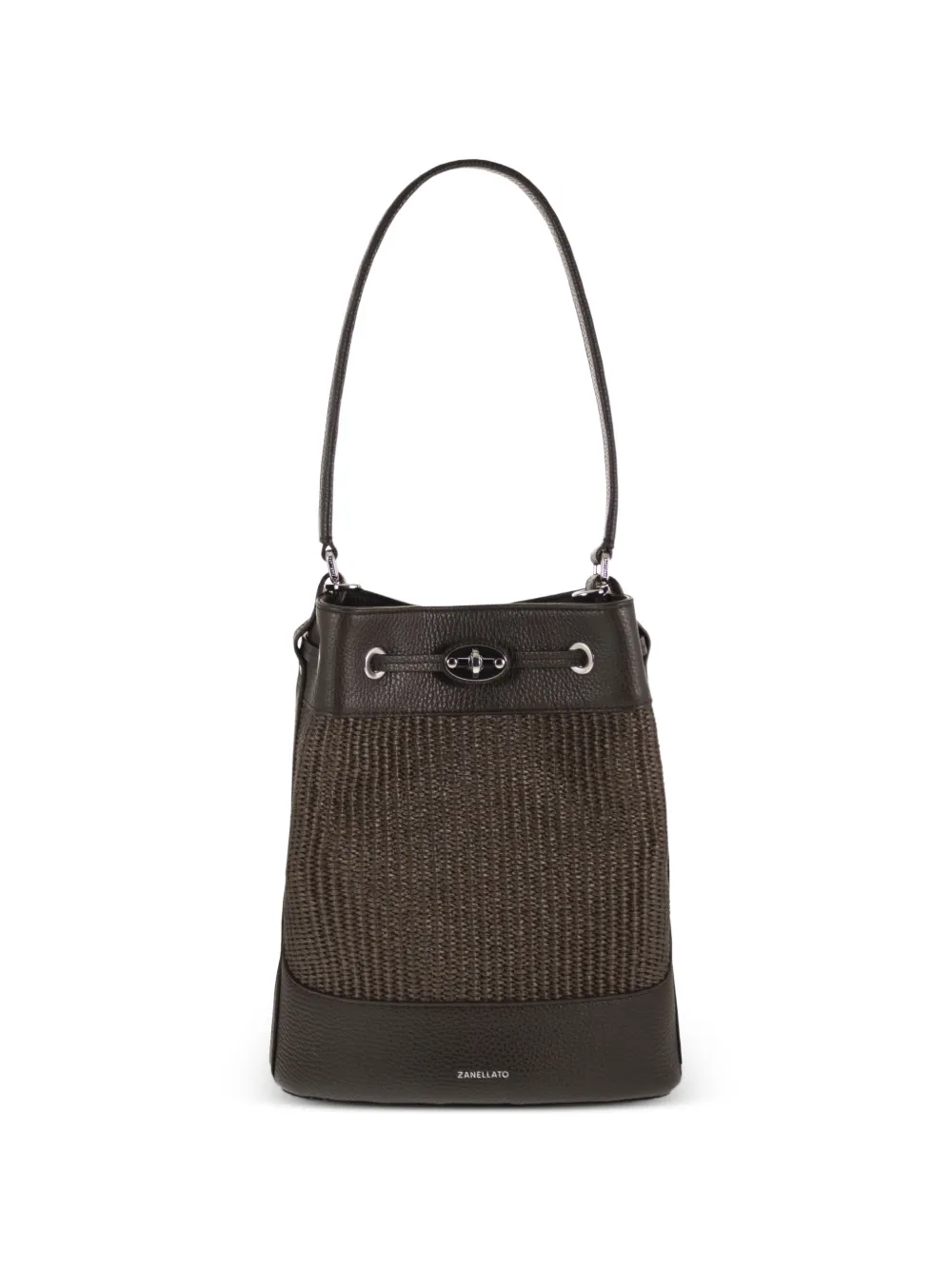 Zanellato Monda adjustable-strap bucket bag - Marrone