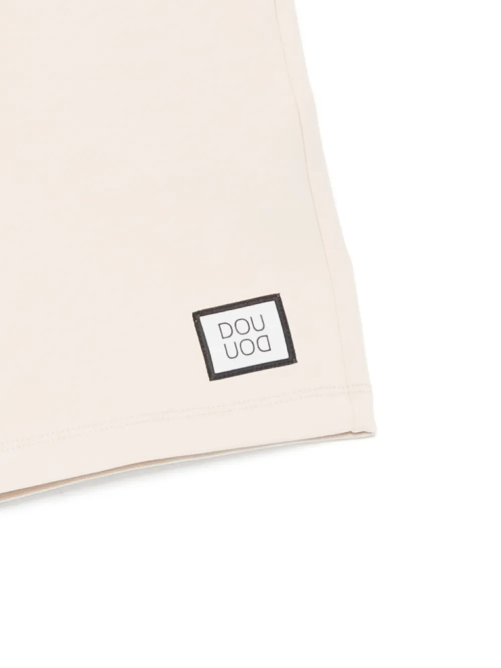 Douuod Kids Shorts met logopatch Beige