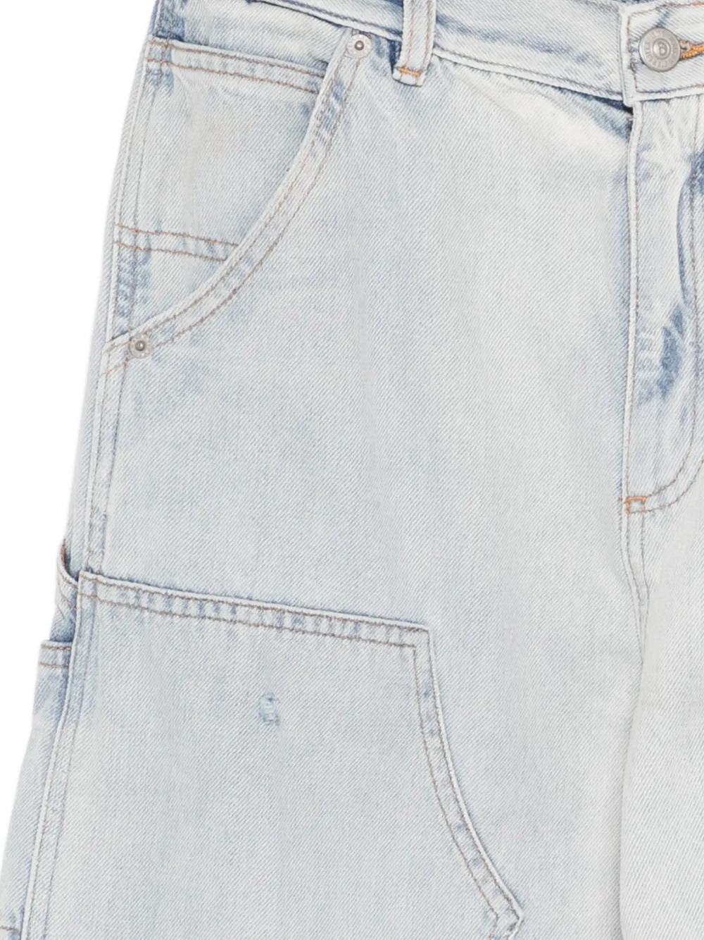 MM6 Maison Margiela Kids Gerafelde jeans Blauw